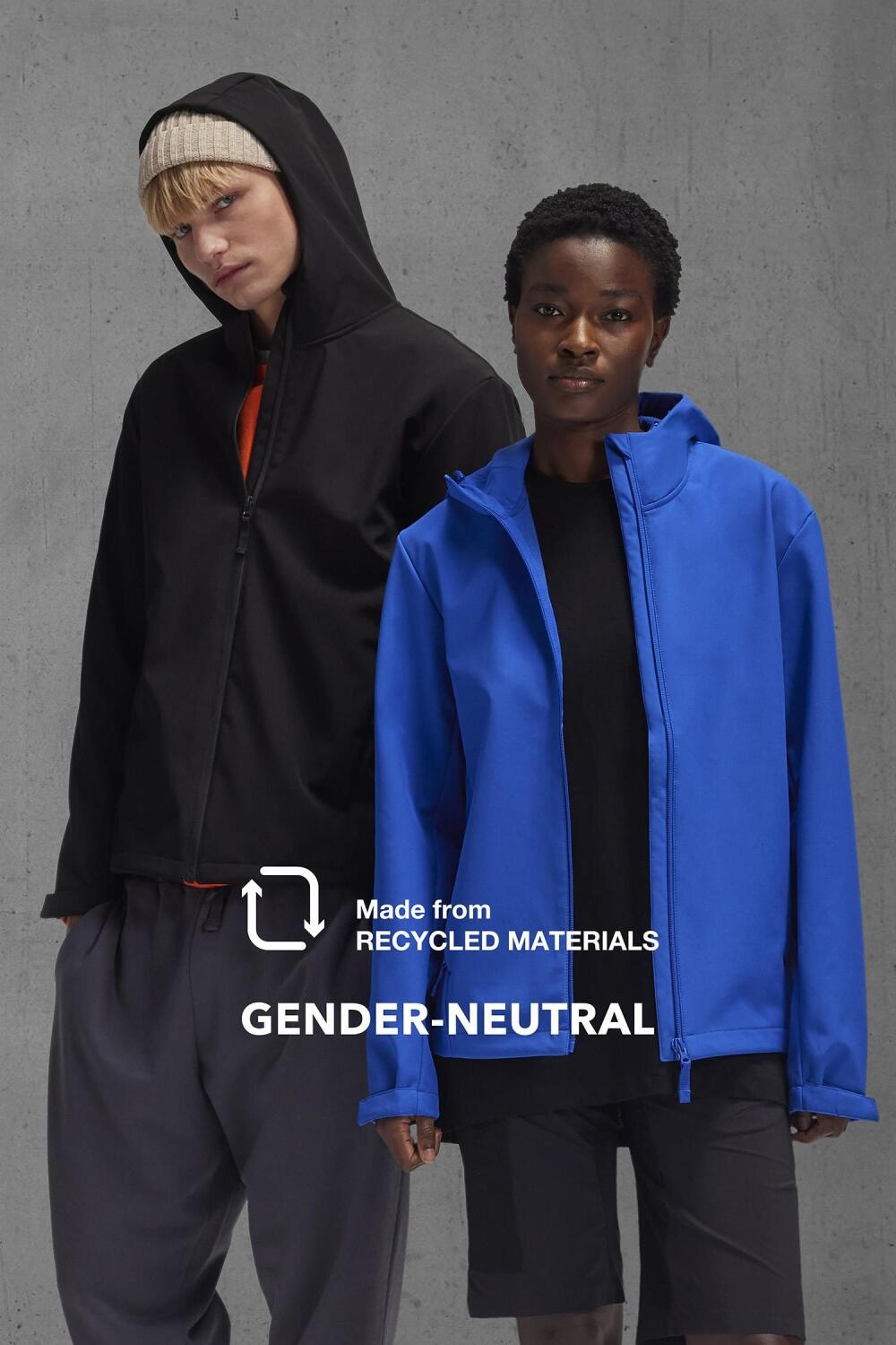 B&C Collection kleding bedrukken B&C Reset 3Lr Hooded Softshell