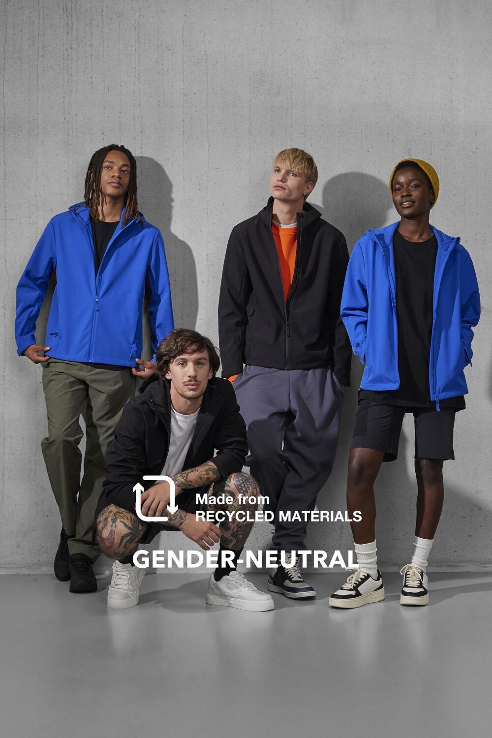 B&C Collection kleding bedrukken B&C Reset 3Lr Hooded Softshell