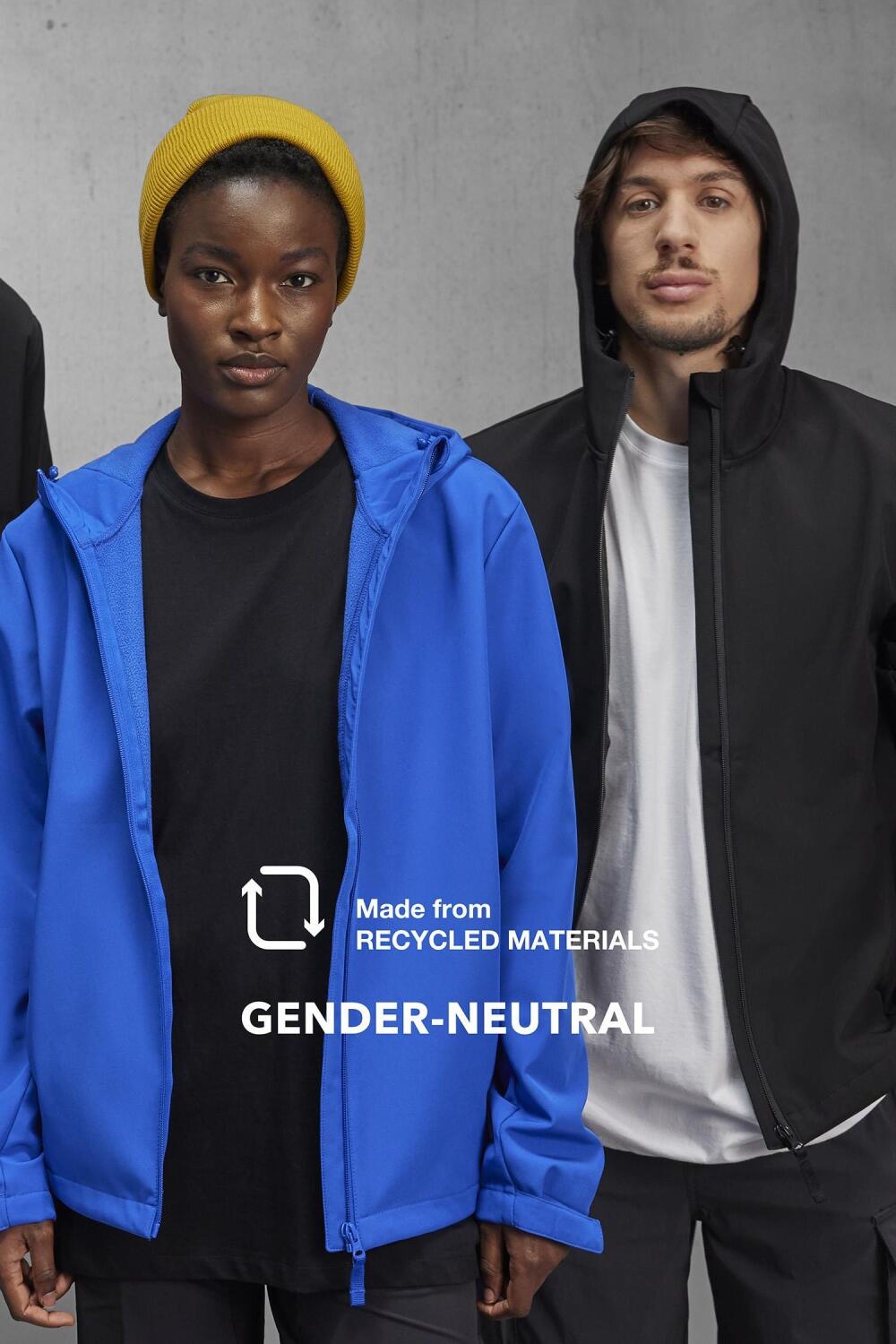 B&C Collection kleding bedrukken B&C Reset 3Lr Hooded Softshell