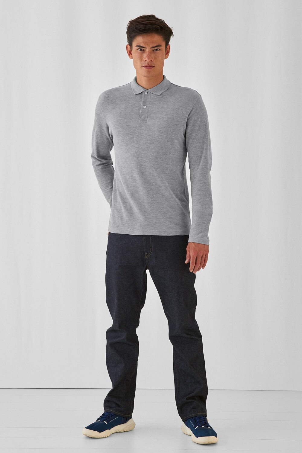B&C Collection kleding bedrukken B&C ID.001 LSL Polo Men