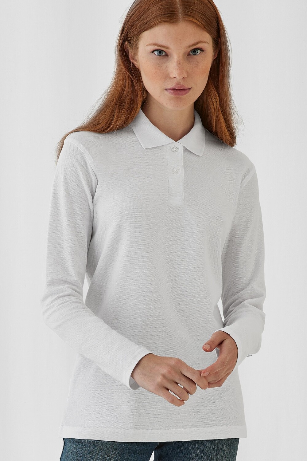B&C Collection kleding bedrukken B&C ID.001 LSL Polo Women