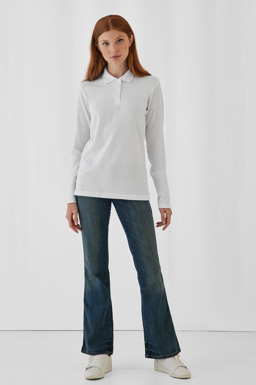 B&C Collection kleding bedrukken B&C ID.001 LSL Polo Women