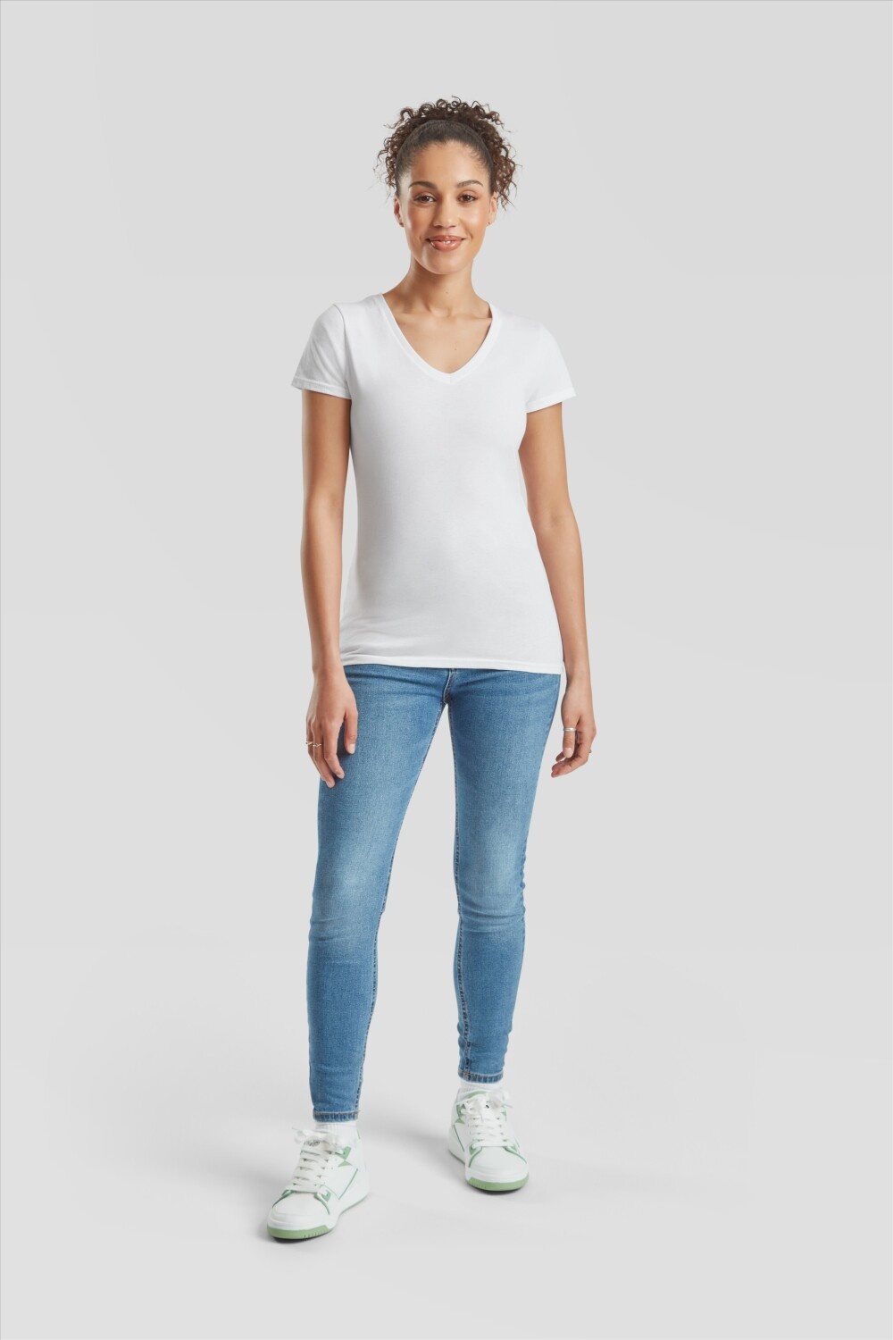 Fruit of the Loom Fruit of the Loom Lady-Fit Valueweight V-neck T