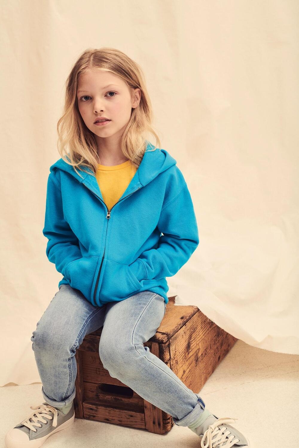 Fruit of the Loom Fruit of the Loom Kids Classic Hooded Sweat Jacket