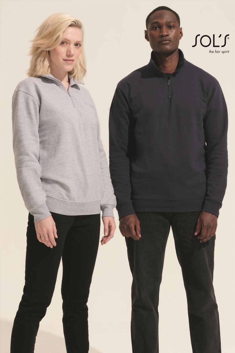 SOL'S Sol's Conrad Sweatshirts Zip-neck