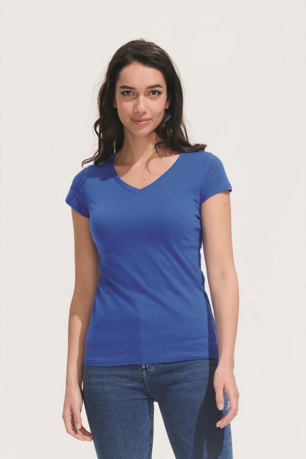 SOL'S Sol's Moon T-shirts V-neck Shortsleeve