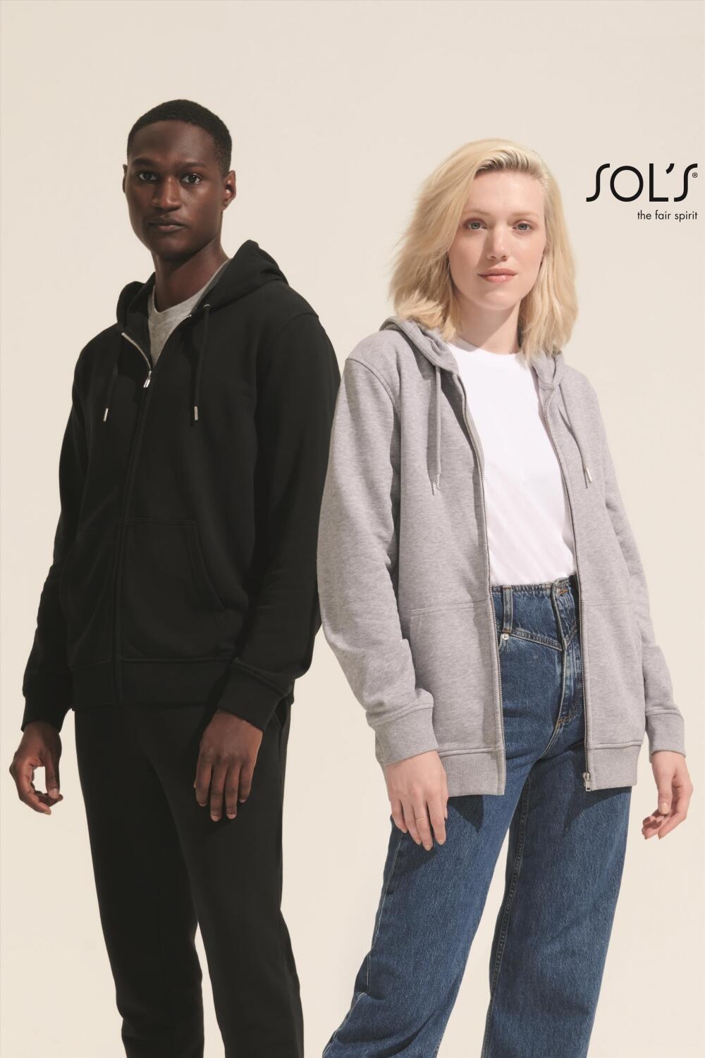SOL'S Sol's Calipso Sweatshirts Full-Zip Hooded