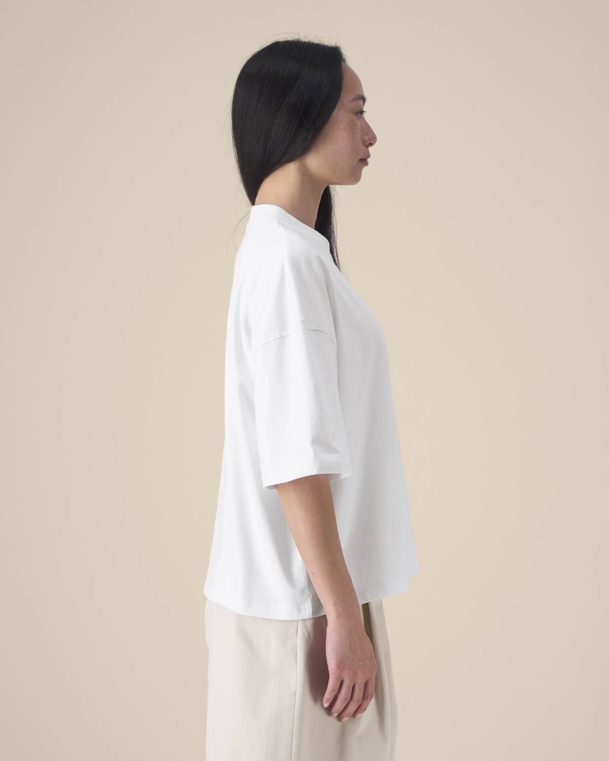 Stanley/Stella kleding bedrukken The unisex boxy t-shirt Hypster in recycled cotton STTU258