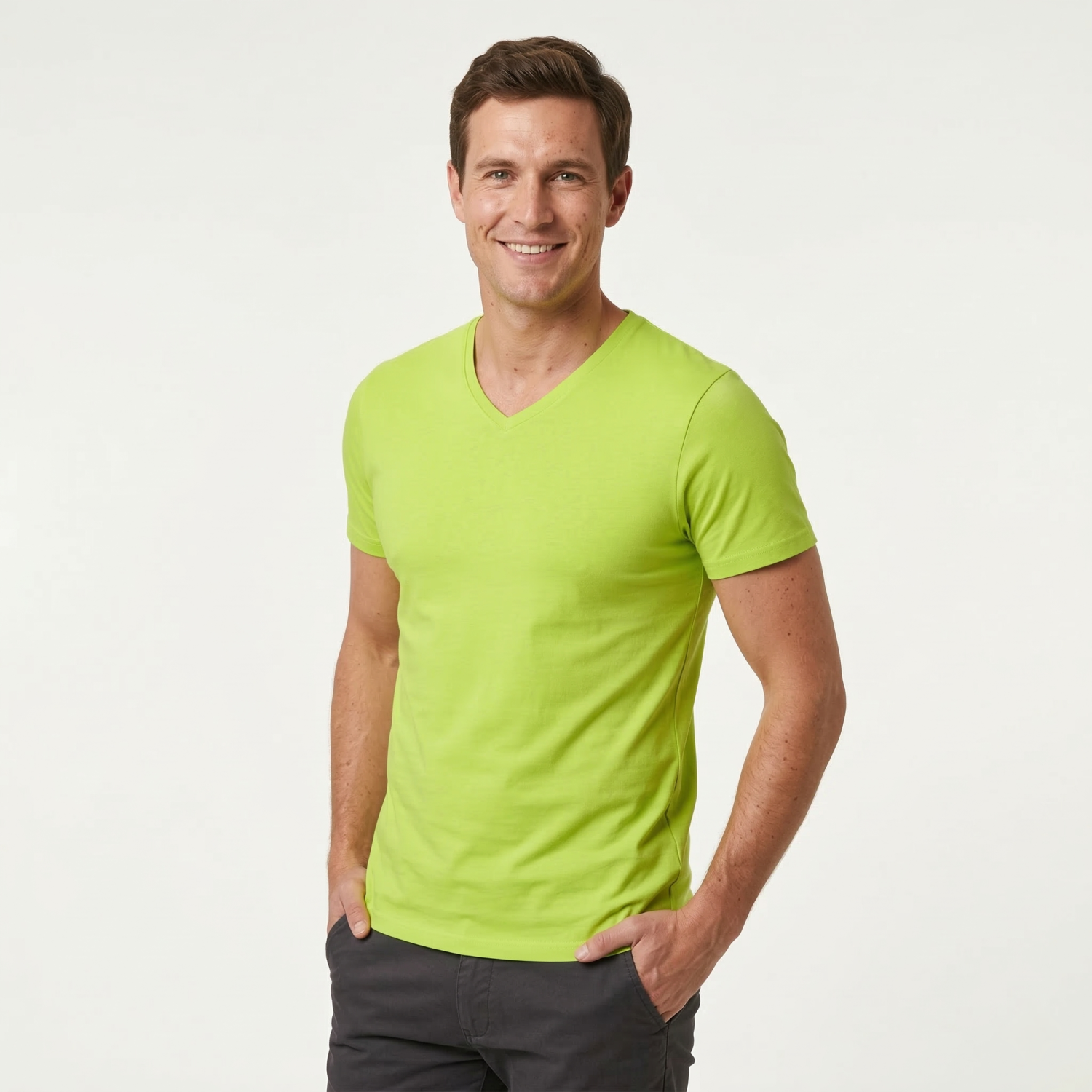 Santino kleding bedrukken T-shirt Jazz V-neck