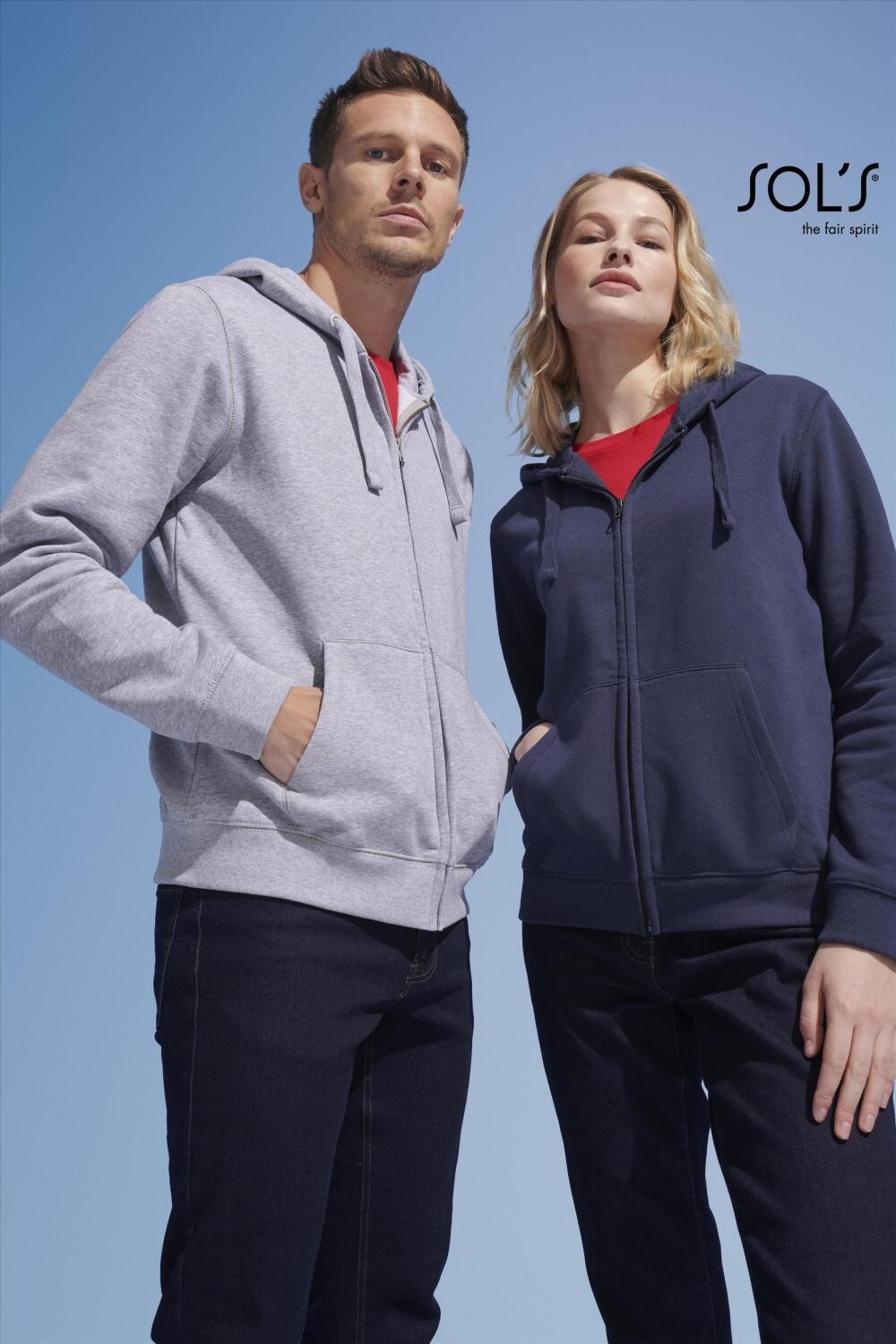 SOL'S Sol's Spike Women Sweatshirts Full-Zip Hooded