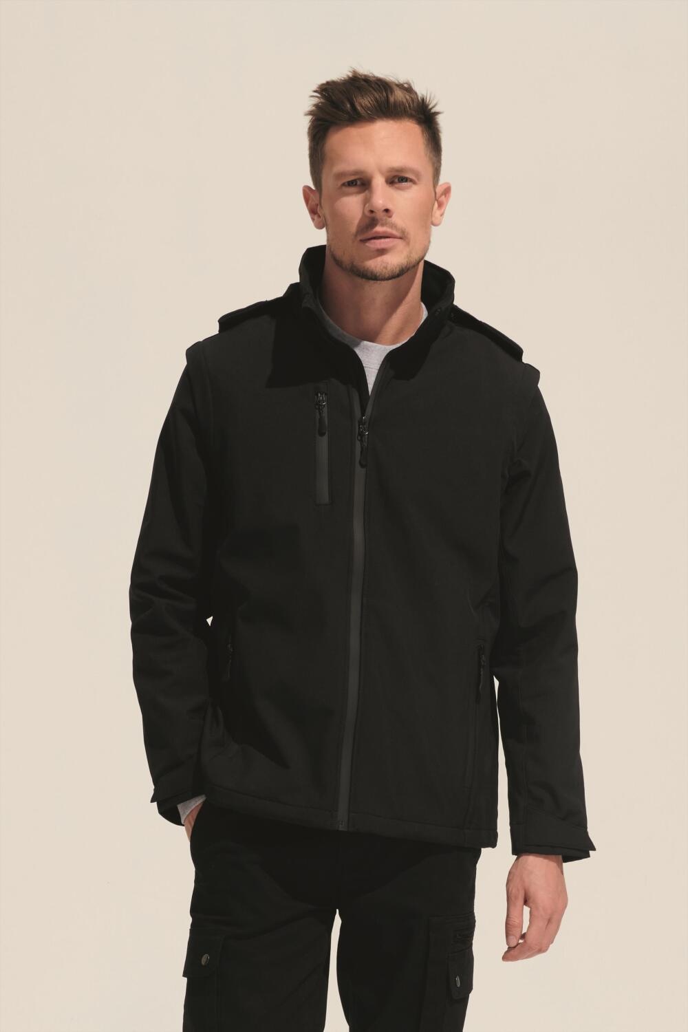 SOL'S Sol's Falcon 3in1 Softshell Jackets Full-Zip Hooded
