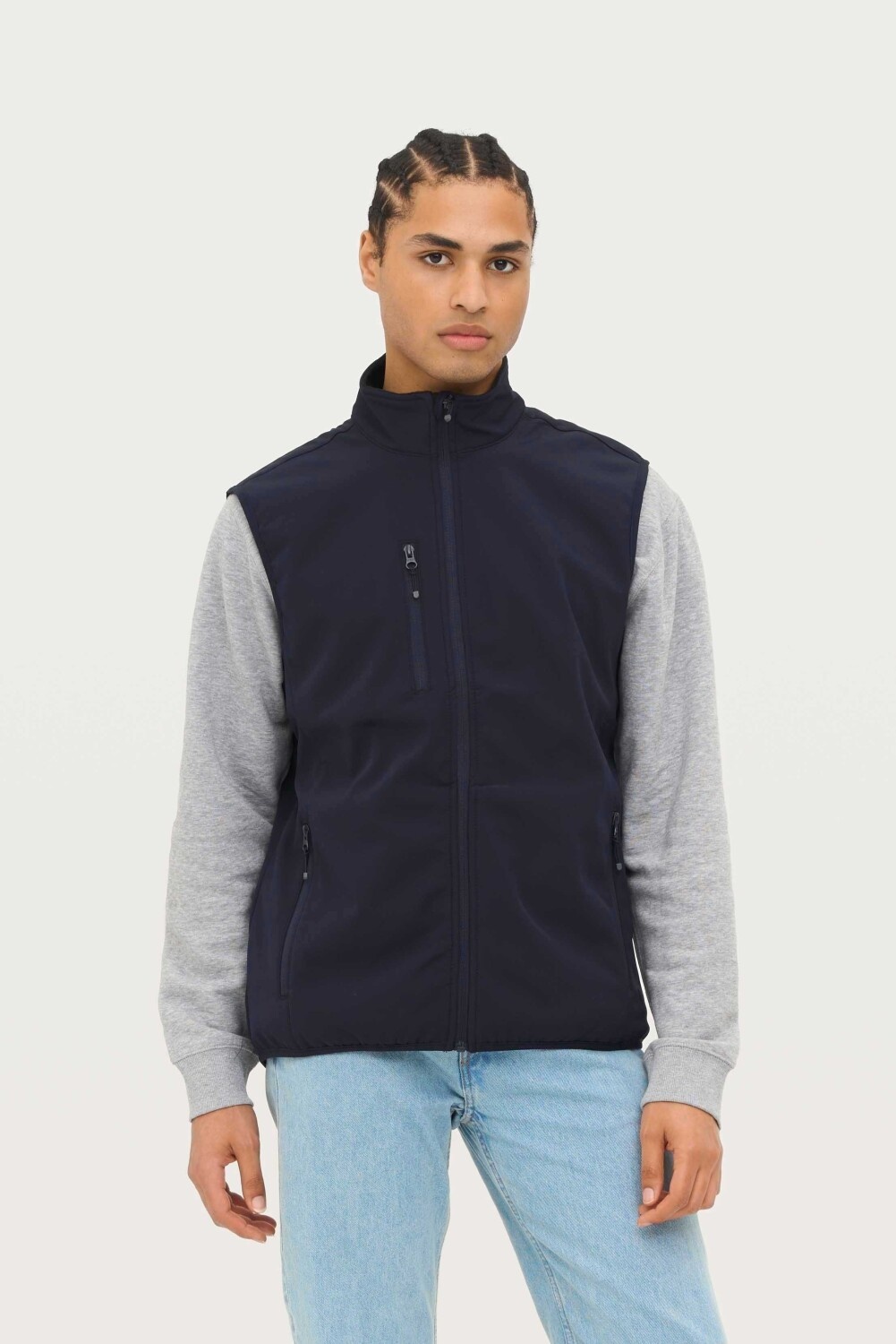 SOL'S Sol's Falcon BW Men Softshell Jackets Full-Zip Sleeveless
