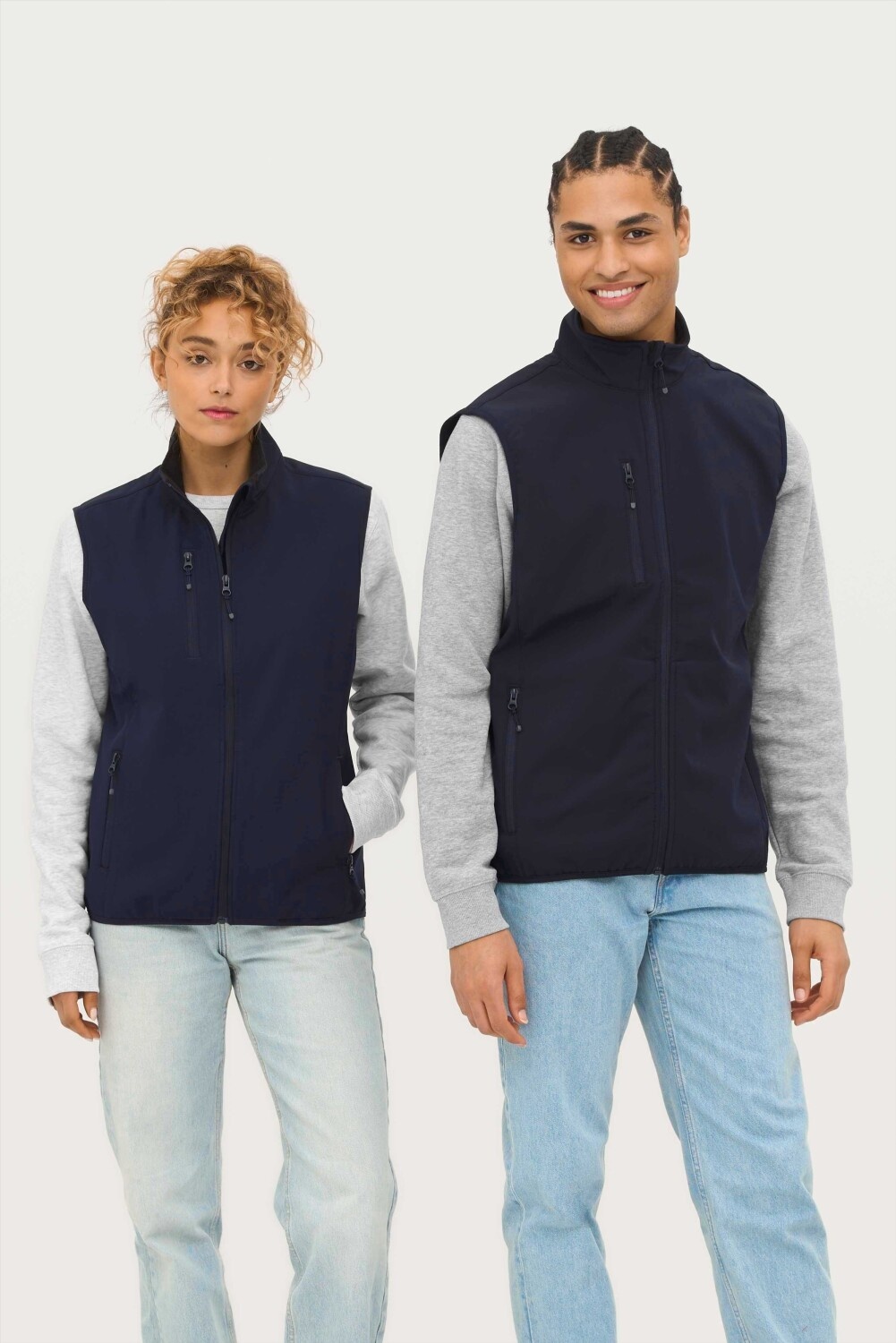 SOL'S Sol's Falcon BW Men Softshell Jackets Full-Zip Sleeveless