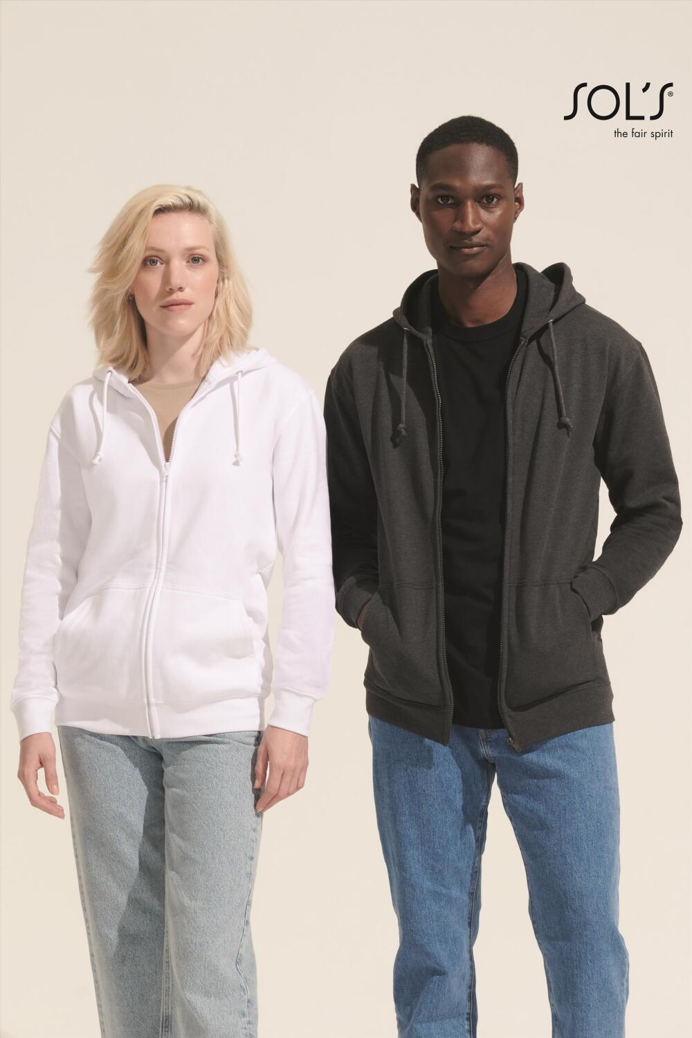 SOL'S Sol's Carter Sweatshirts Full-Zip Hooded