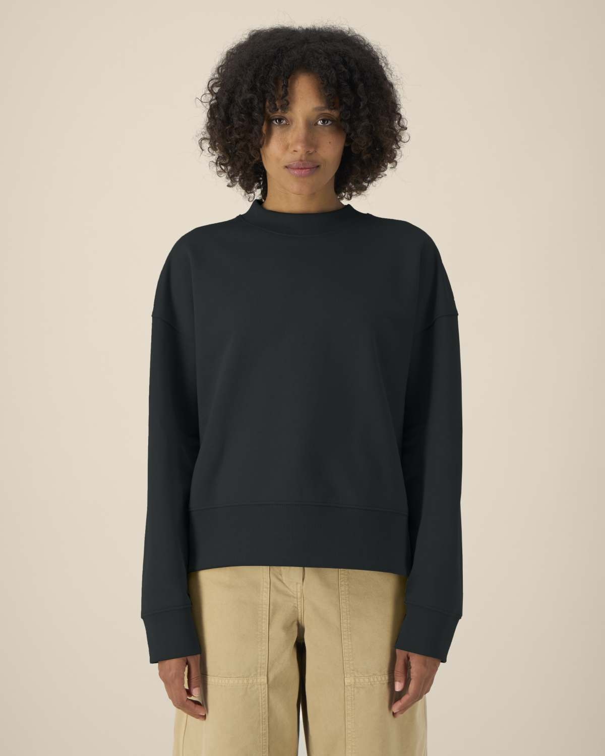 Stanley/Stella kleding bedrukken The unisex boxy crewneck sweatshirt Ryler in recycled cotton STSU255