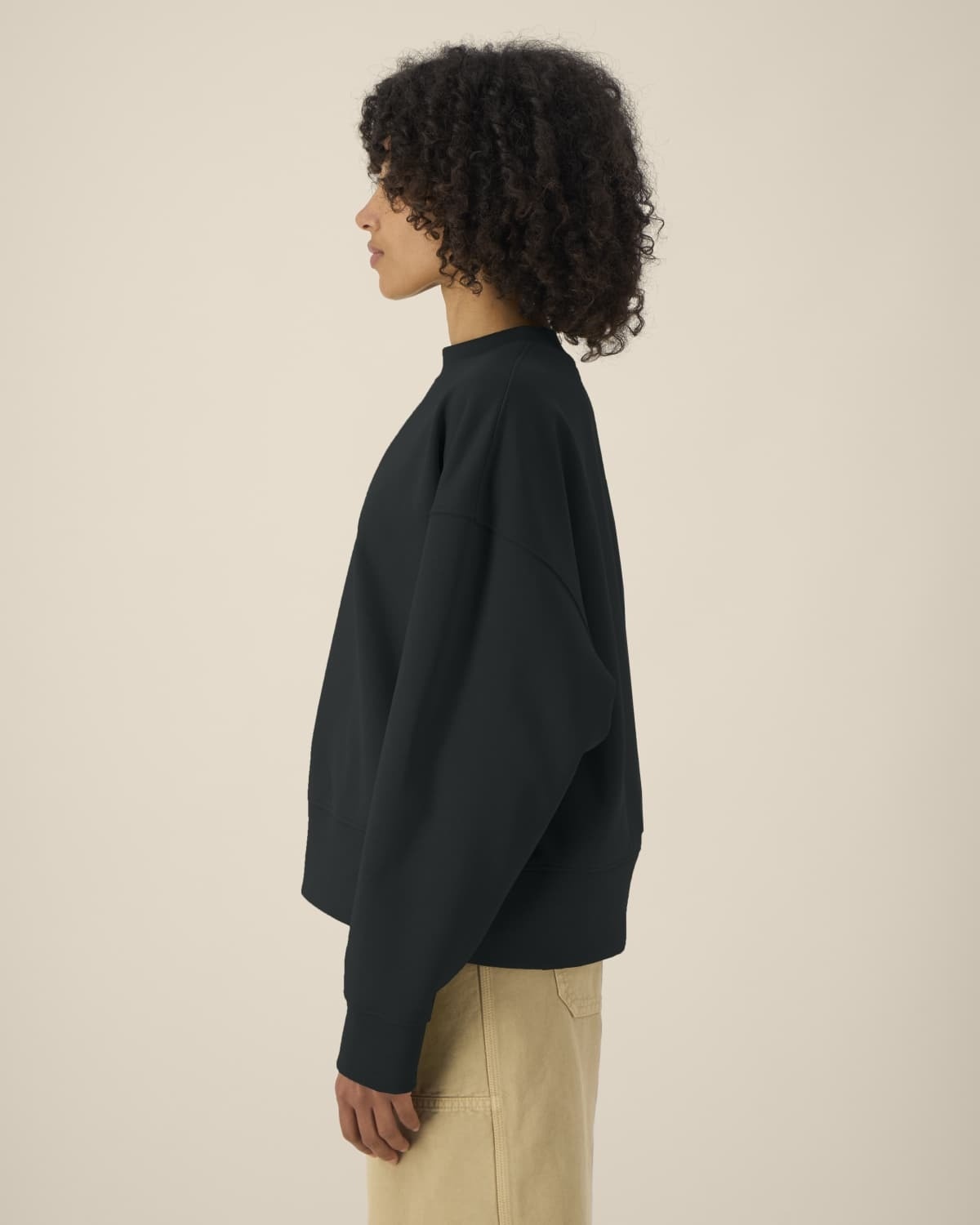Stanley/Stella kleding bedrukken The unisex boxy crewneck sweatshirt Ryler in recycled cotton STSU255