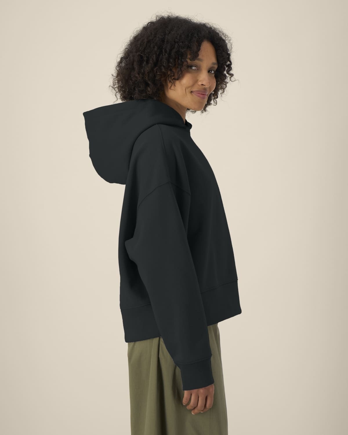 Stanley/Stella kleding bedrukken The unisex boxy Voicer hoodie in recycled cotton STSU256