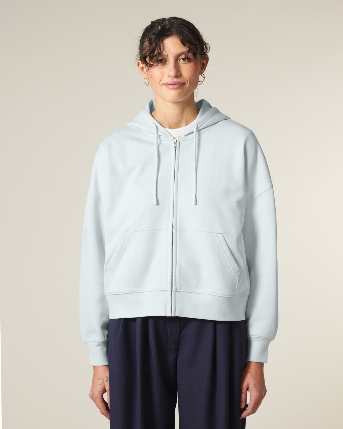 Stanley/Stella kleding bedrukken Stanley/Stella zip hoodedsweater stella ida STSW214