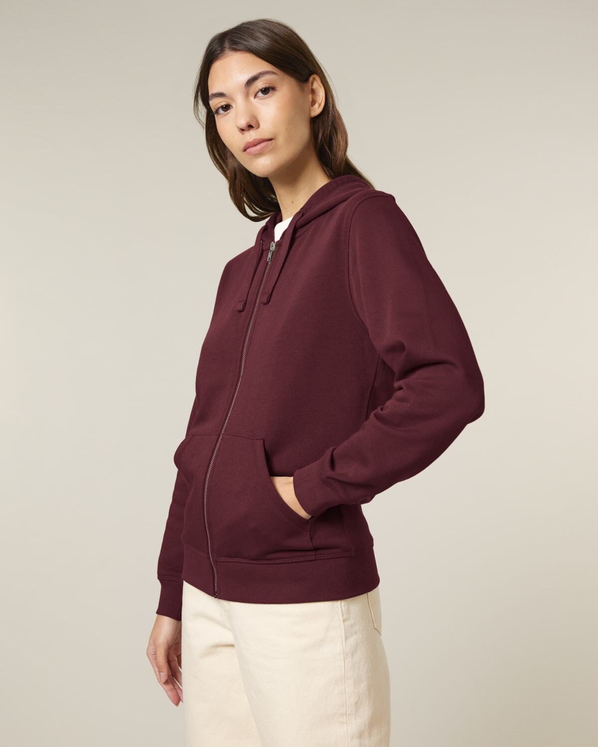 Stanley/Stella kleding bedrukken Stanley/Stella zip hoodedsweater mixer STSU205