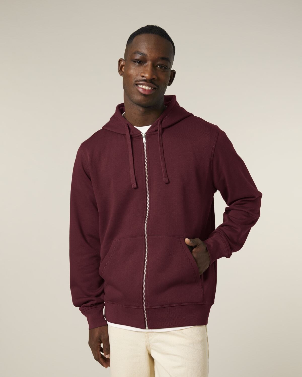 Stanley/Stella kleding bedrukken Stanley/Stella zip hoodedsweater mixer STSU205