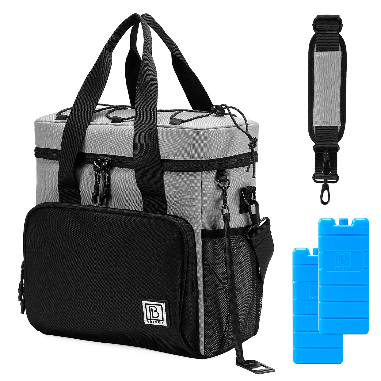 Brisby Brisby 4 Laags Geïsoleerde Koeltas - Lunchtas 15 liter