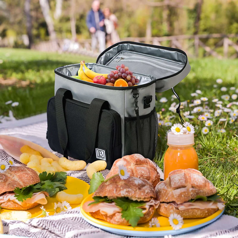 Brisby Brisby 4 Laags Geïsoleerde Koeltas - Lunchtas 15 liter