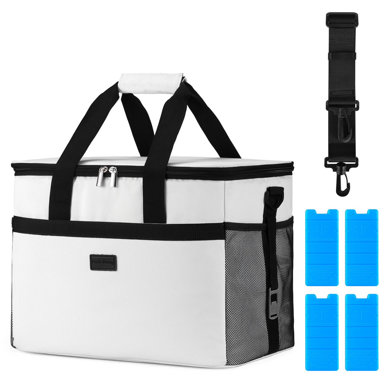 Brisby Packaway 4 Laags Geïsoleerde Koeltas - Lunchtas 30 liter