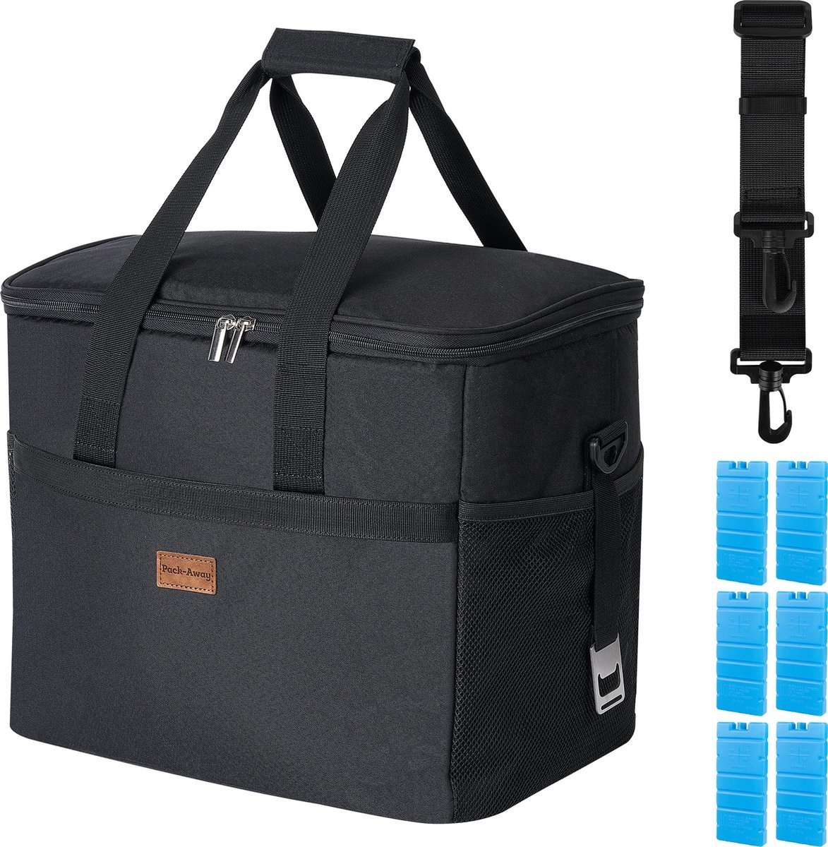 Brisby Packaway 4 Laags Geïsoleerde Koeltas - Lunchtas 40 liter