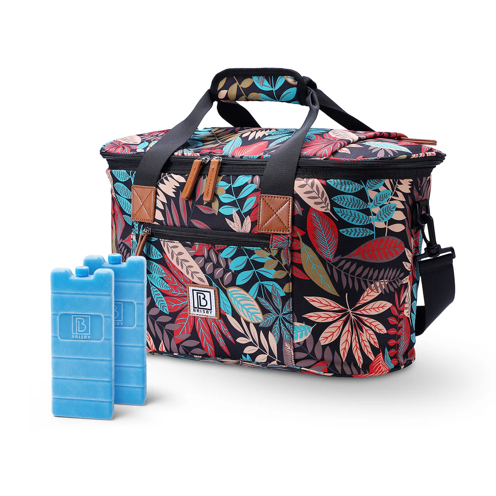 Brisby Brisby Koeltas – Boodschappentas – Shopper – Schoudertas 21L – Inclusief Koelelementen en dubbele lunchbox