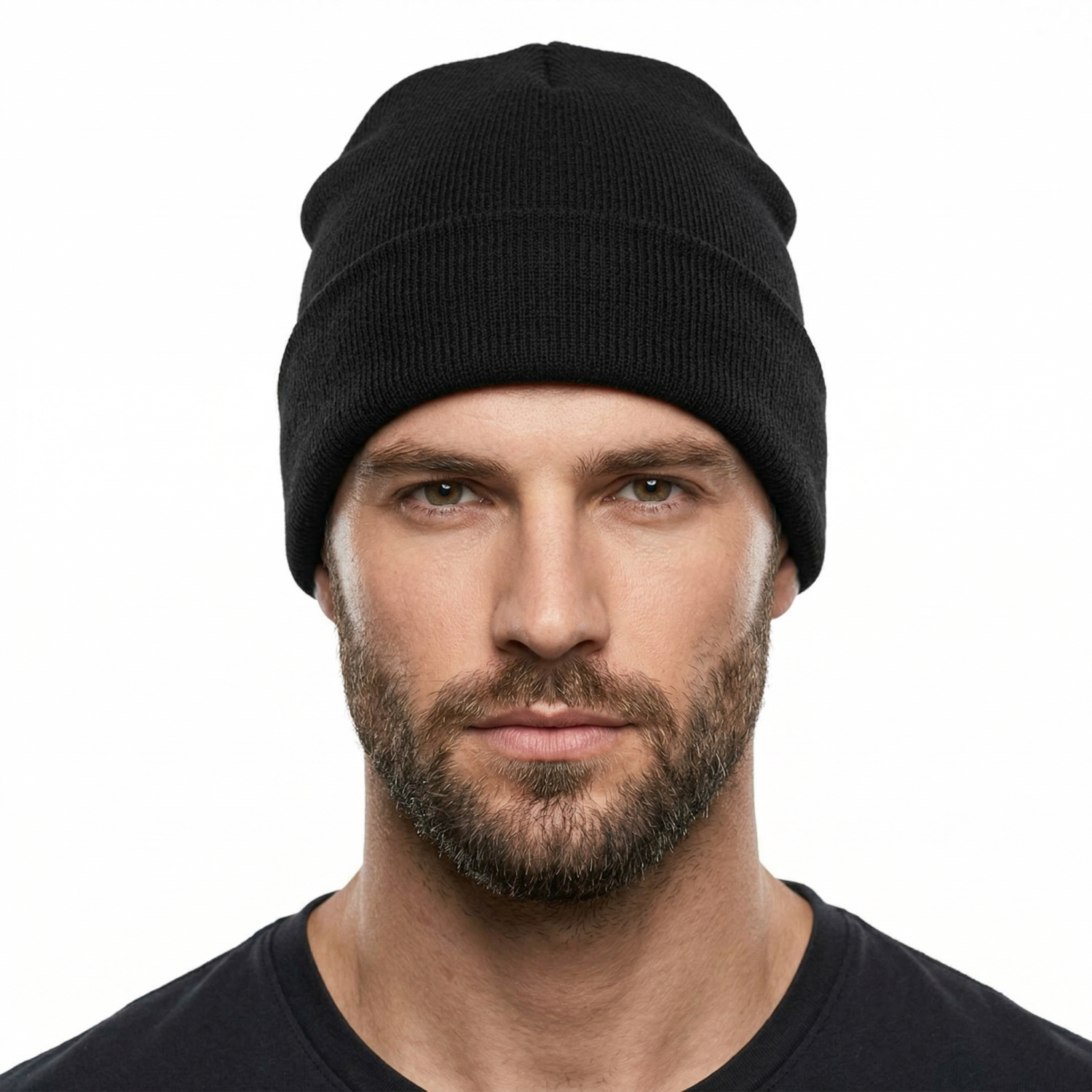 The Headwear Professionals WINTERACTIE: Acrylic Beanie With 3M Thinsulate Lining With Roll Up 3059 incl borduring