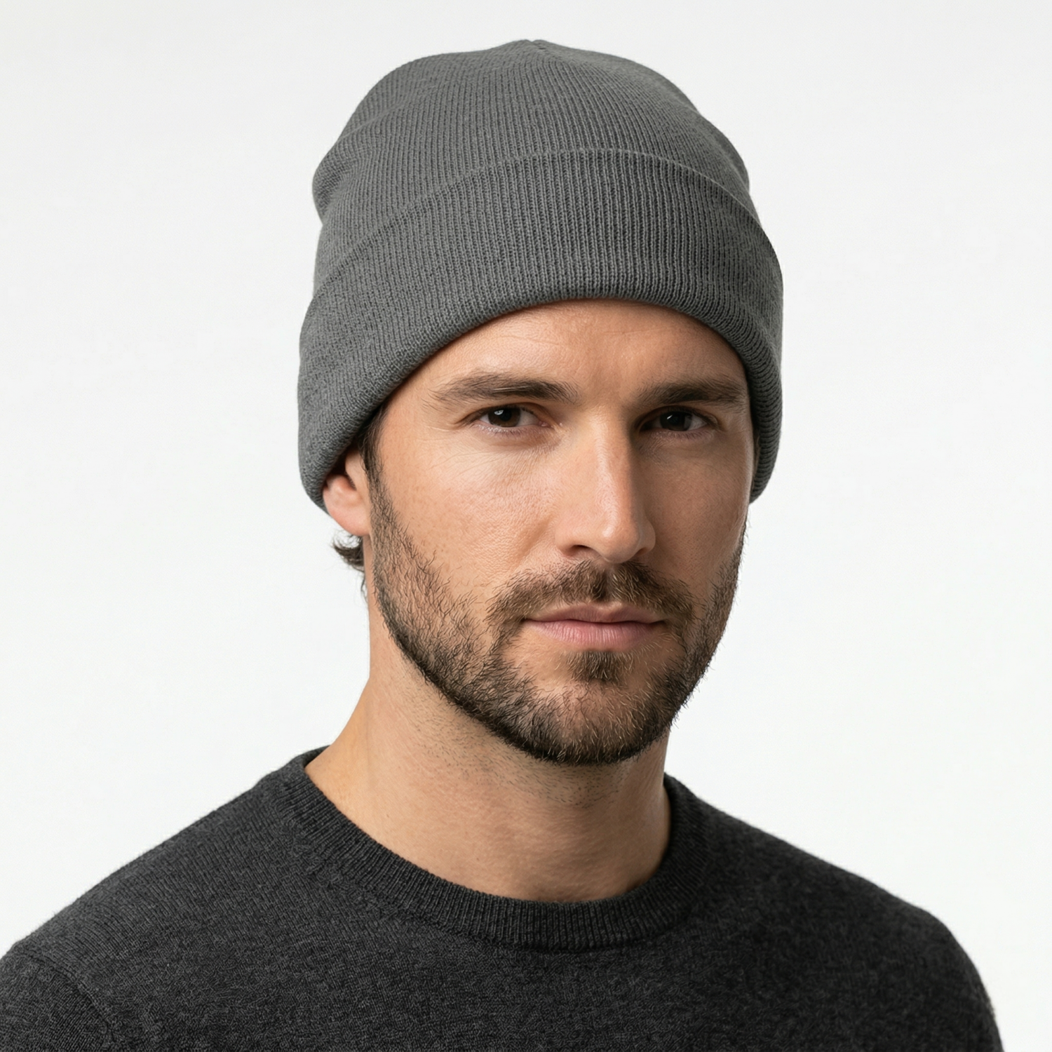 The Headwear Professionals Acrylic Beanie With Roll Up 4243