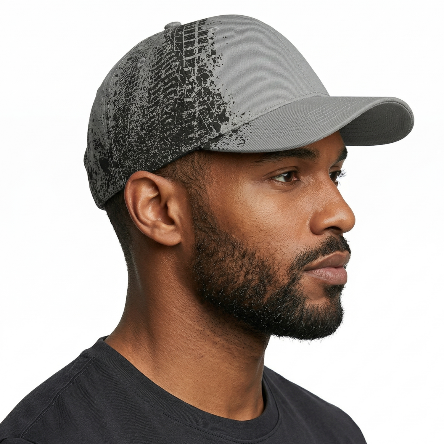 The Headwear Professionals Breathable Poly Twill With Tyre Print 4186