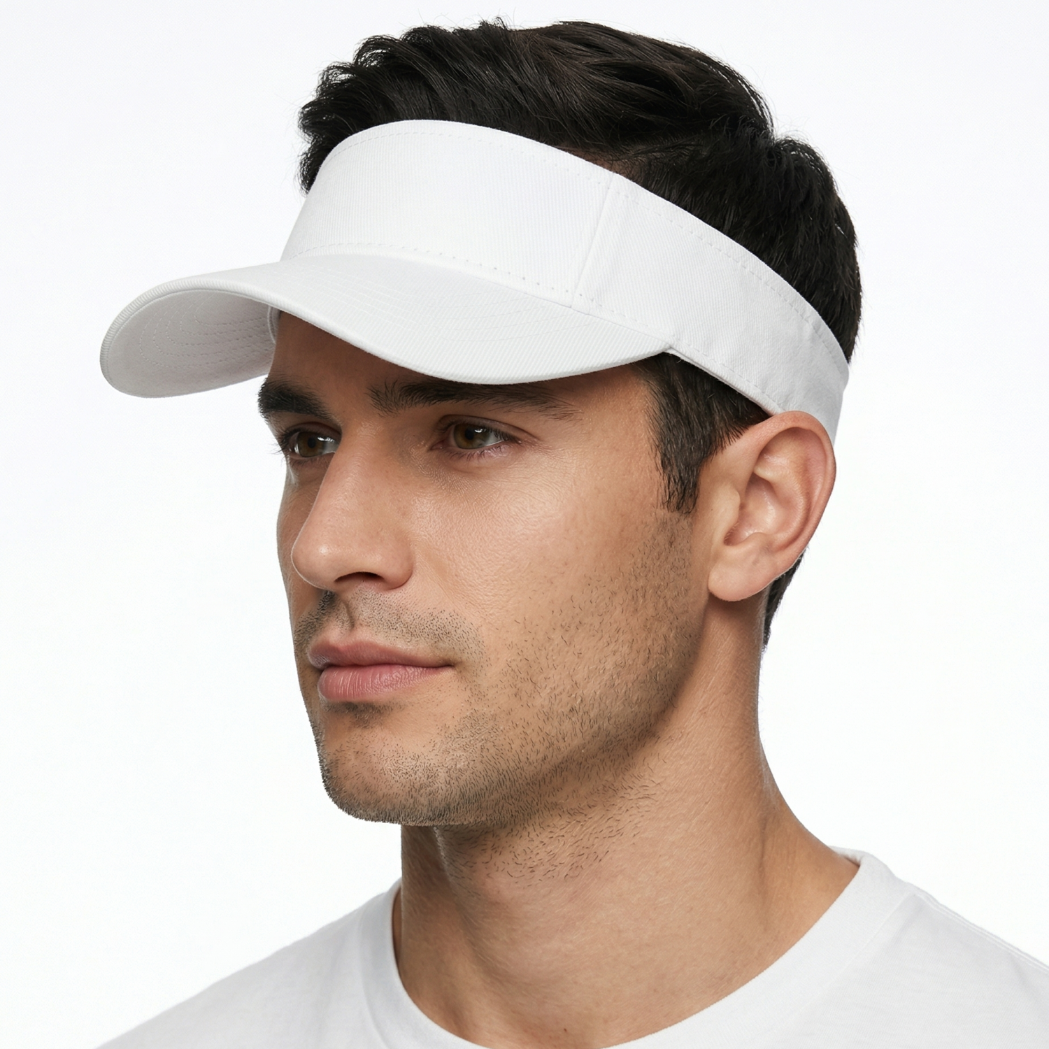 The Headwear Professionals Brushed Heavy Cotton Visor 4230