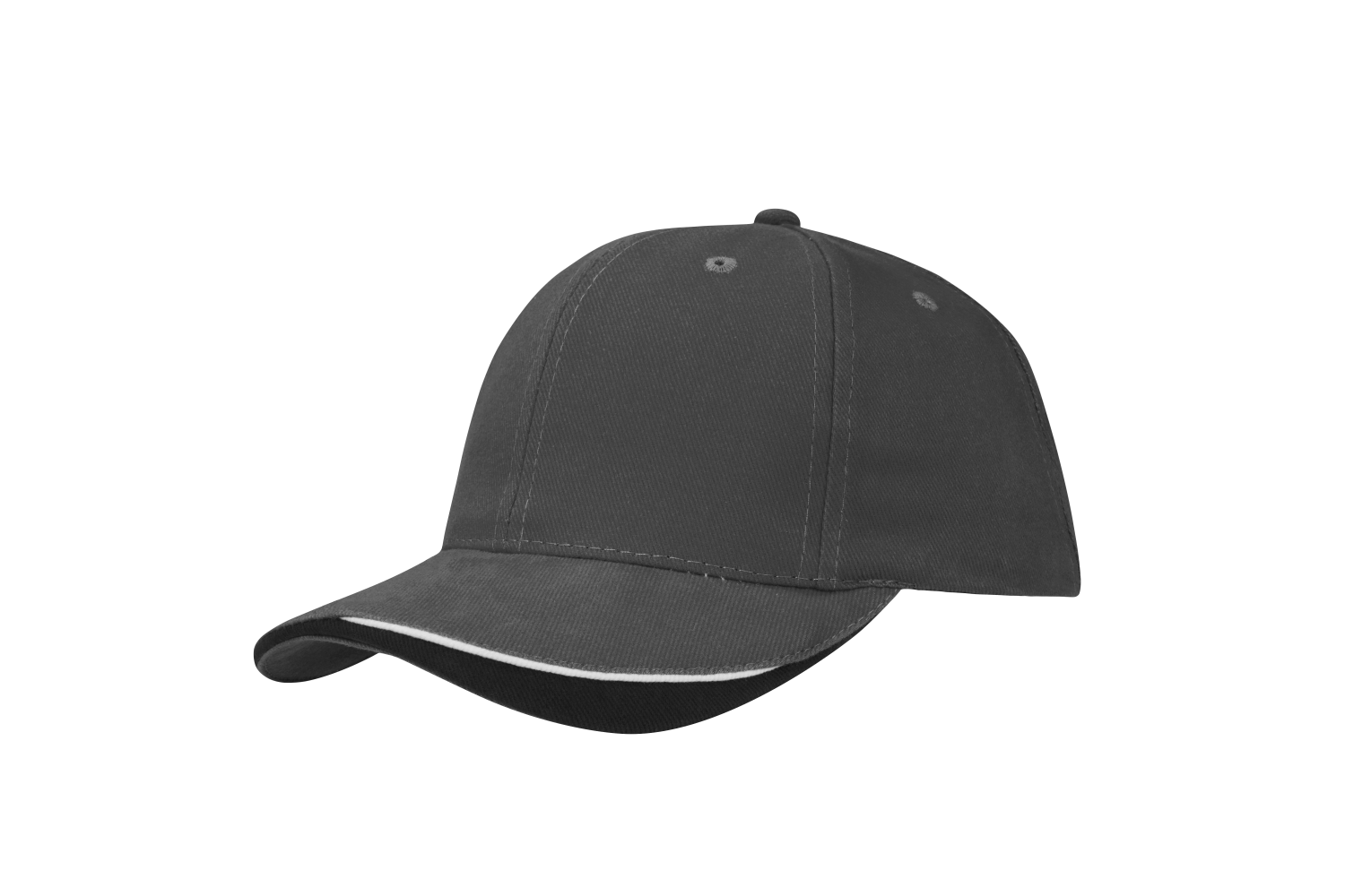 The Headwear Professionals Brushed Heavy Cotton With Indented Peak 4167