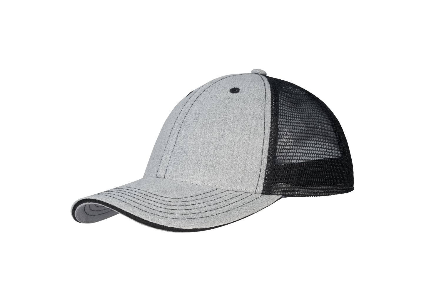 The Headwear Professionals Grey Marle American Twill With Mesh Back 4160