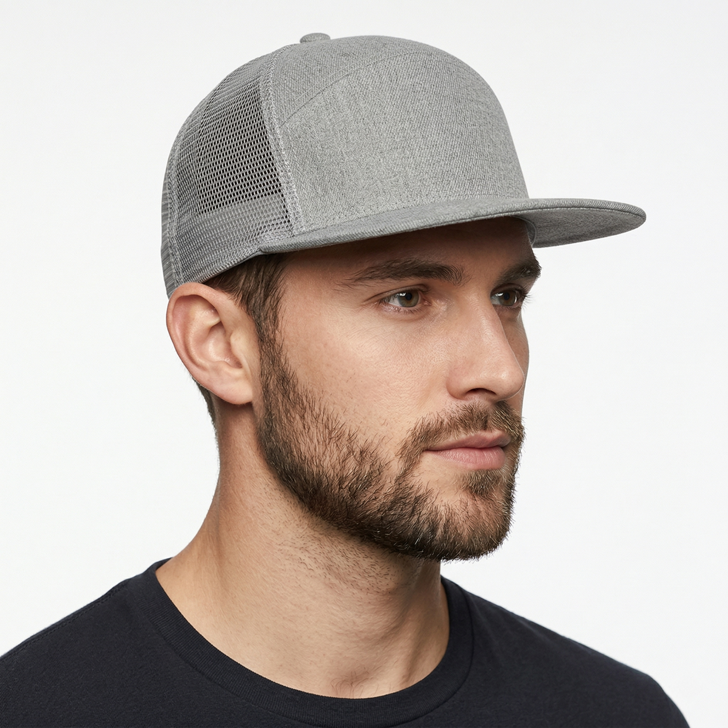 The Headwear Professionals Premium American Twill With Mesh Back 4155