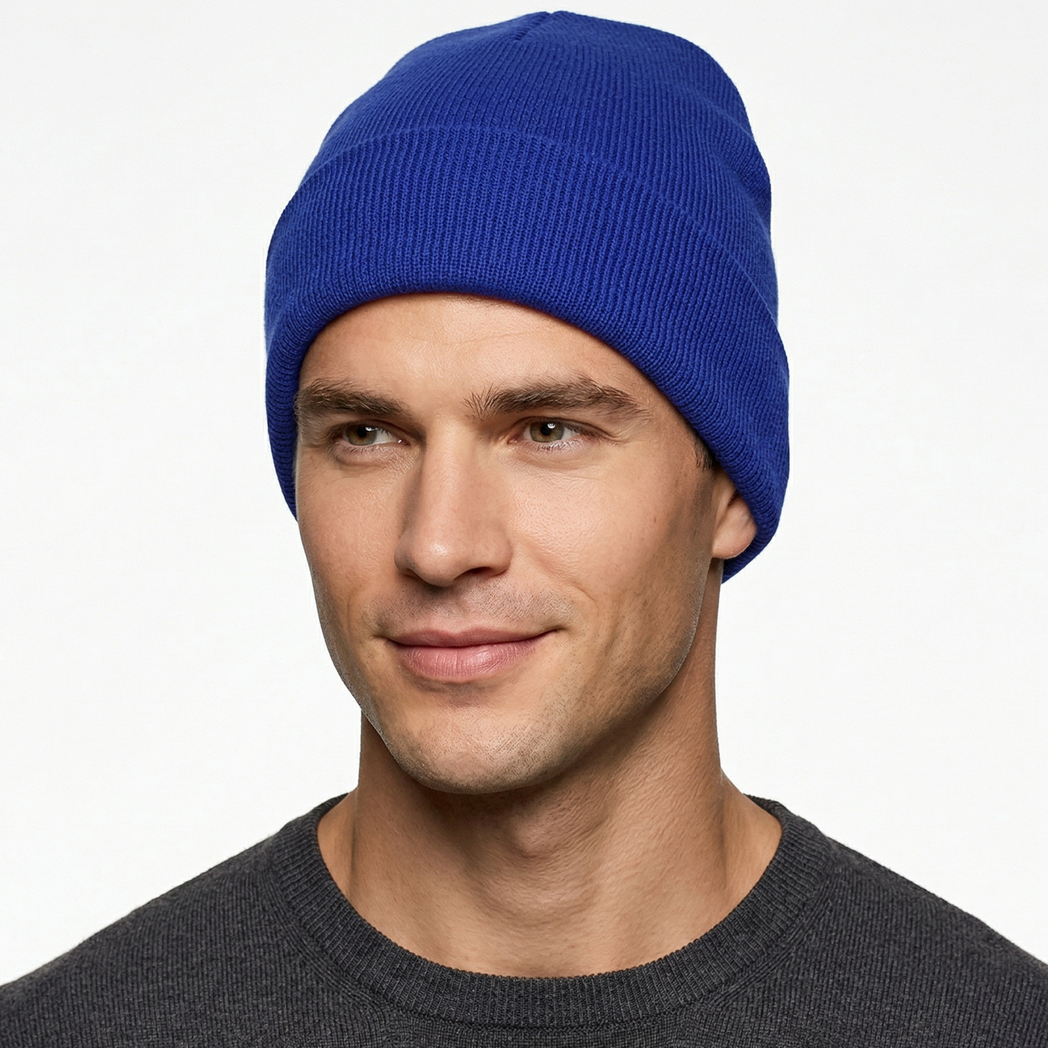 The Headwear Professionals Rolled Down Acryli Beanie 4244