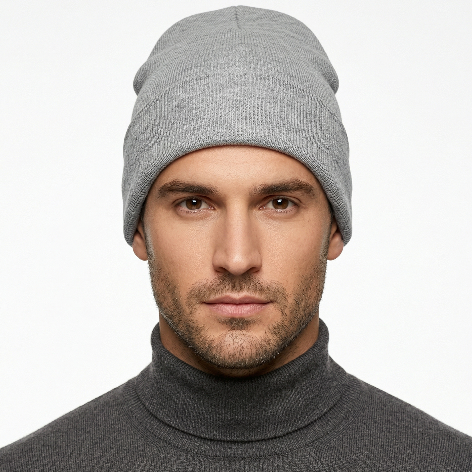 The Headwear Professionals Rolled Down Acrylic Beanie 4263