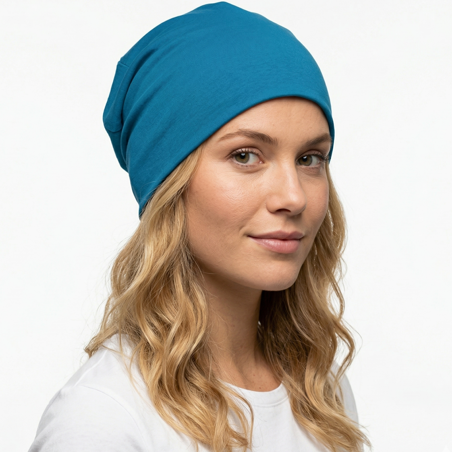 The Headwear Professionals Rolled Down Cotton / Elastan Beanie 3001