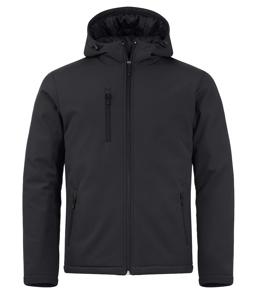 clique padded hoody softshell jacket