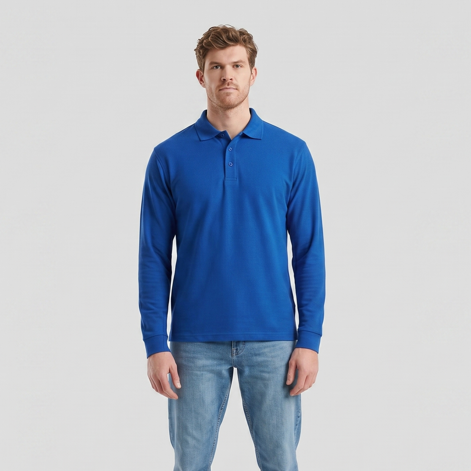 Fruit of the Loom Premium Polo Longsleeve