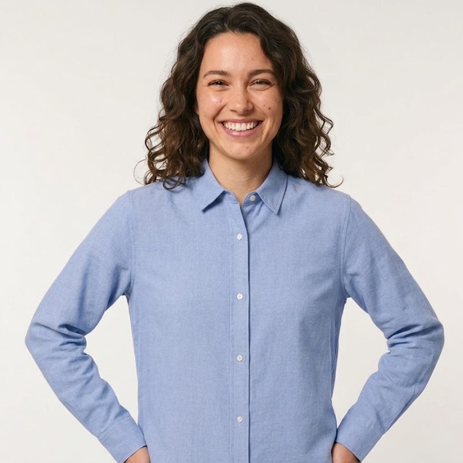 Stanley/Stella kleding bedrukken Oxford Shirt dames overhemd lange mouwen STWW971