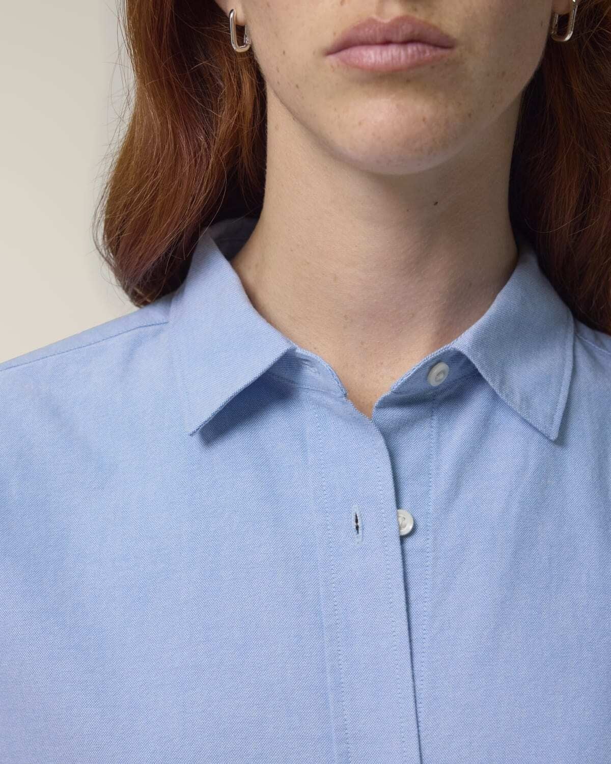 stanley & stella Oxford Shirt dames overhemd lange mouwen STWW971