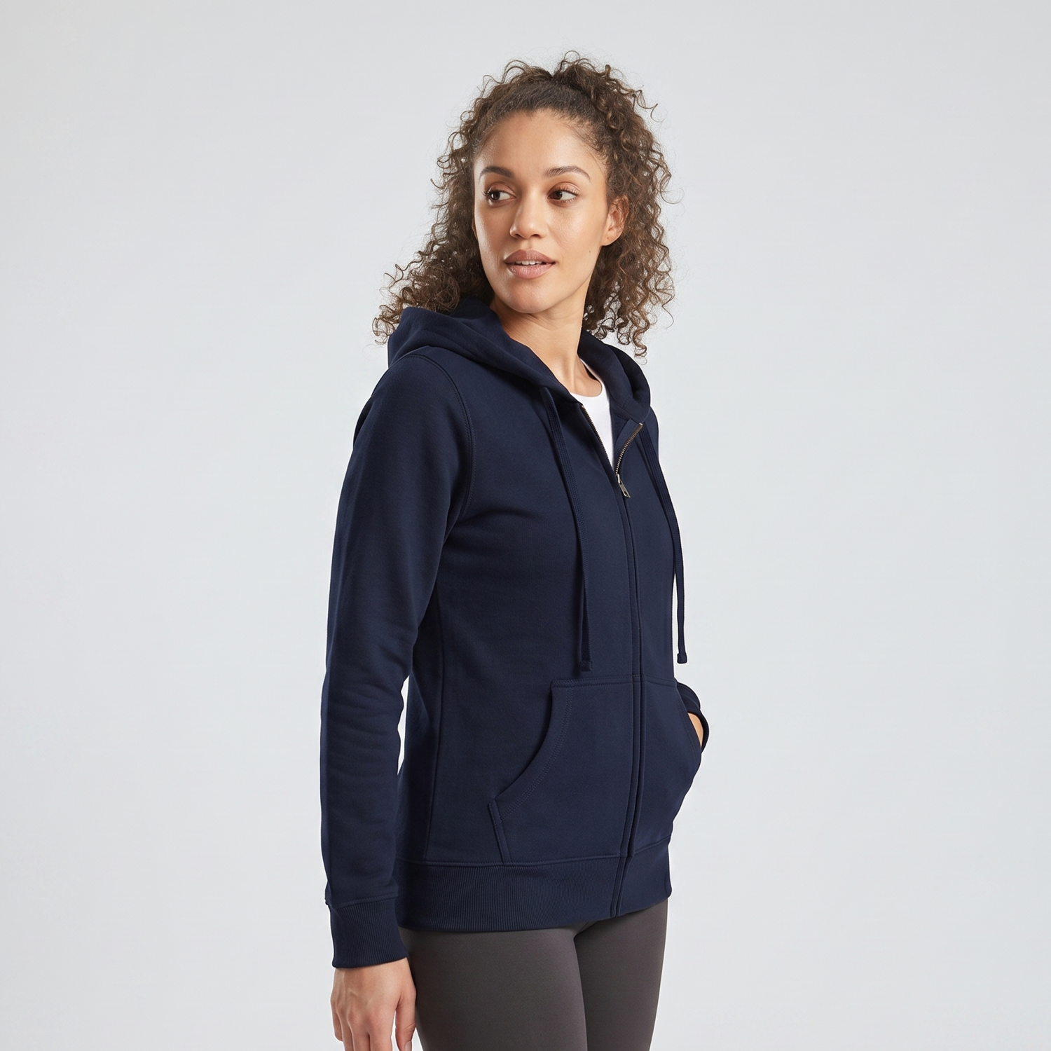 Fruit of the Loom Lady-Fit Premium Hooded Sweat Jacket