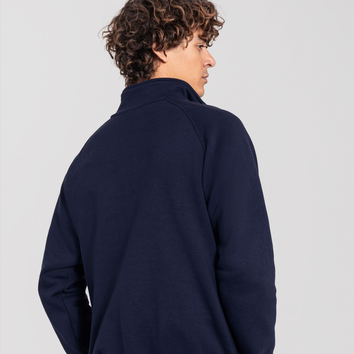 Fruit of the Loom Iconic Premium Zip Neck Sweat