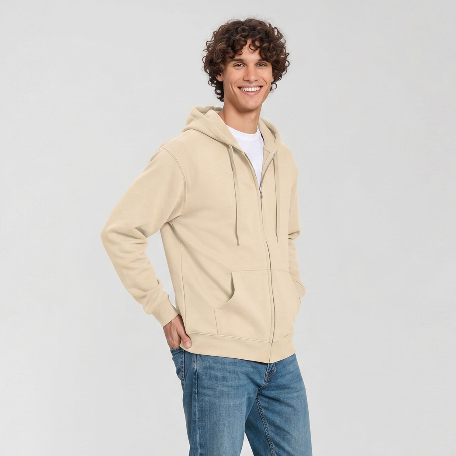Fruit of the Loom Iconic Premium Hooded Sweat Jacket
