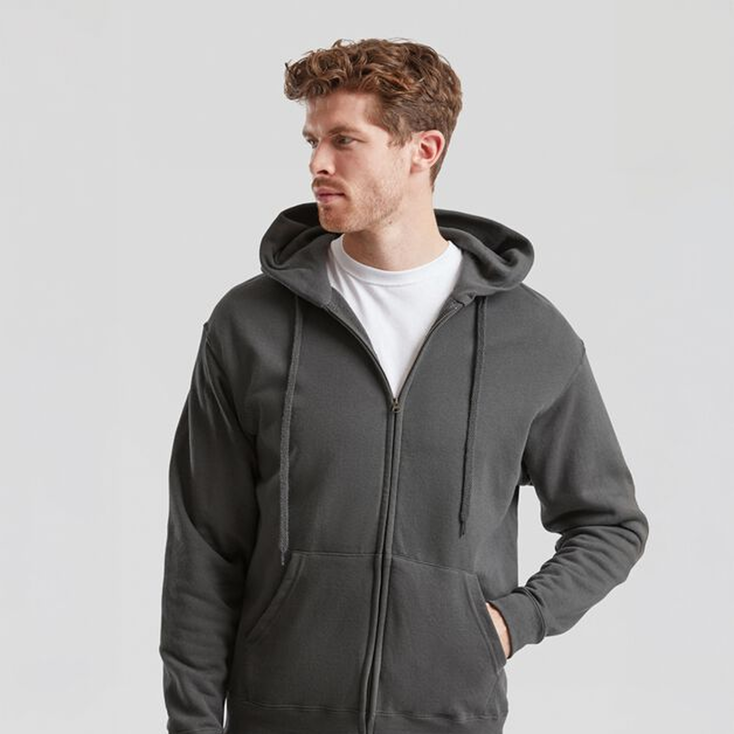 Fruit of the Loom Classic Hooded Sweat Jacket