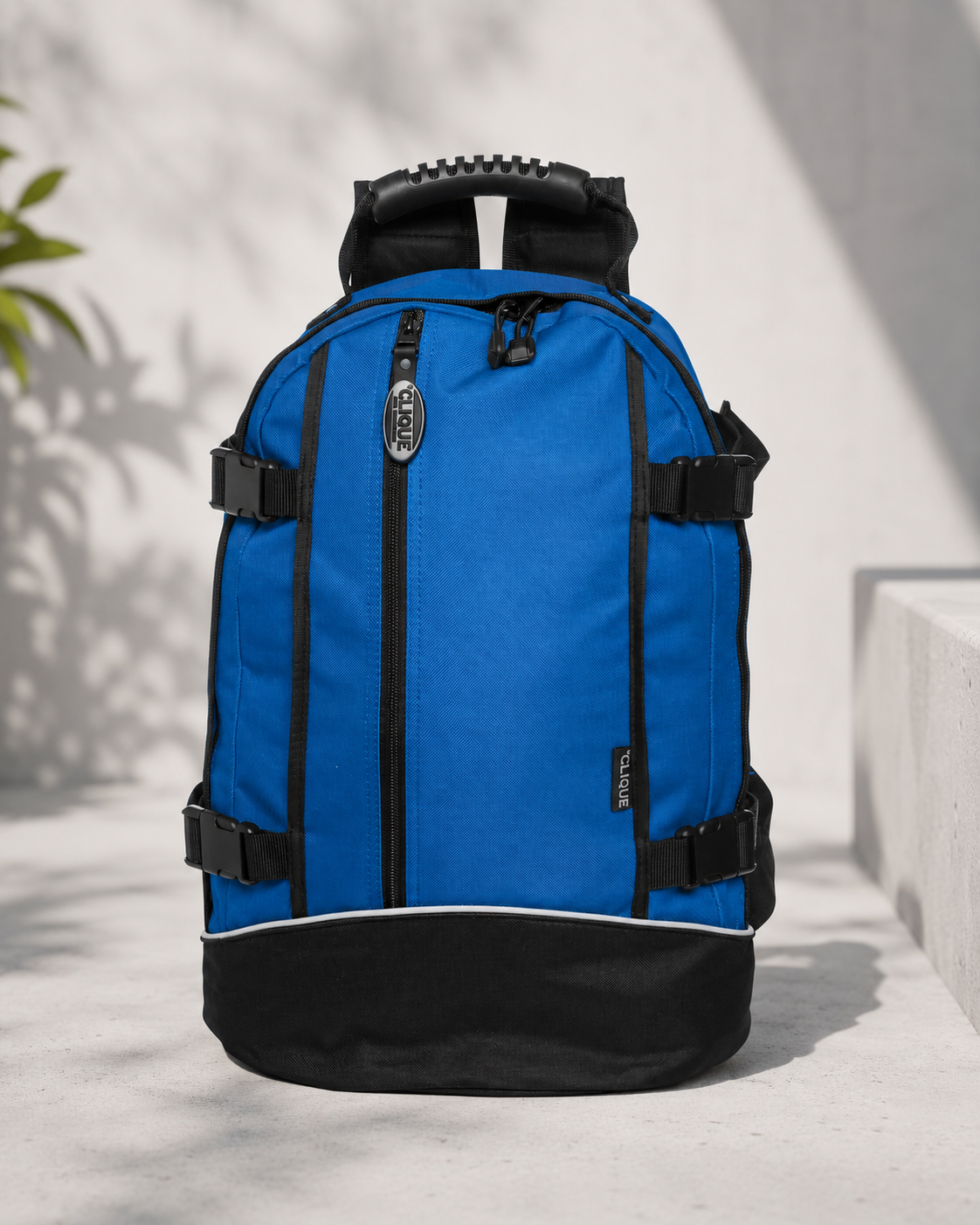 Clique Backpack II Unisex met reflecterende piping