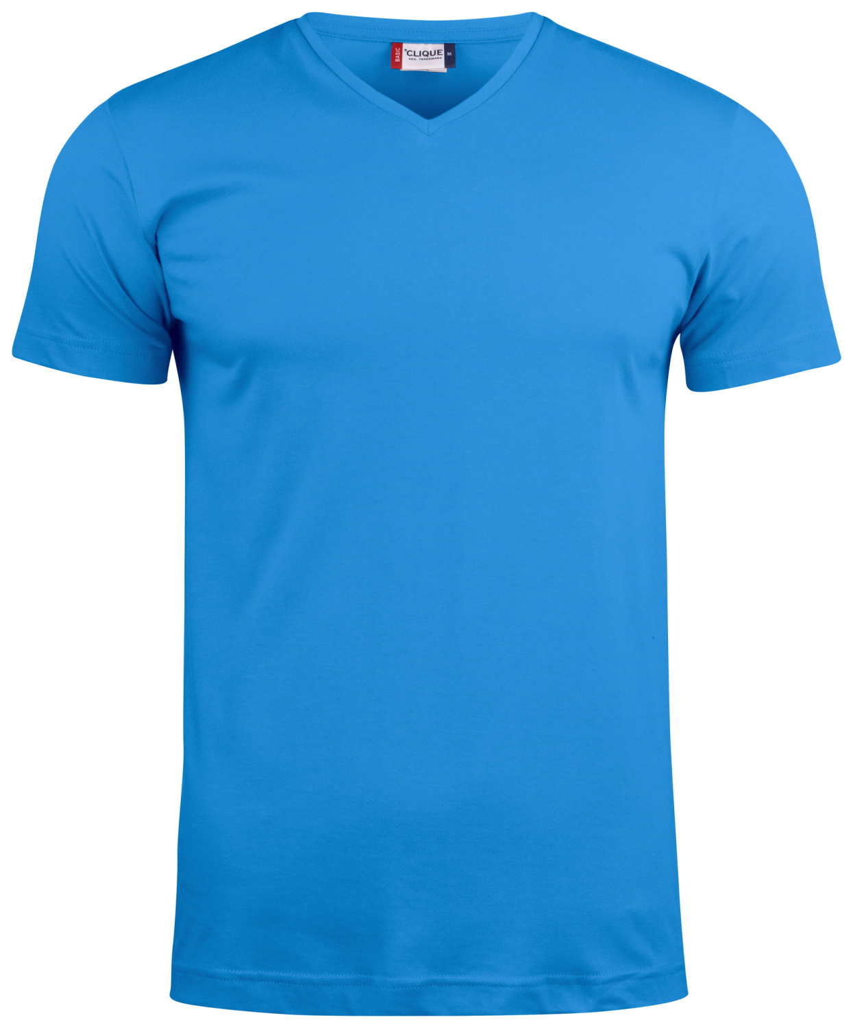 Clique Basic-T V-neck unisex korte mouwen