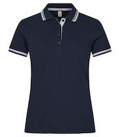 Clique Astoria Ladies polo met contrasterende details